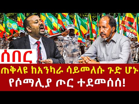 Ethiopia: ሰበር ጠቅላዩ ከአንካራ ሳይመለሱ ጉድ ሆኑ የሶማሊያ ጦ ' ር ተደመሰሰ! Addis Agelgil