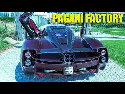PAGANI Factory Spotting! UTOPIA SOUND, $7M Huayra CODALUNGA, CARBON BLUE Utopia Roadster..