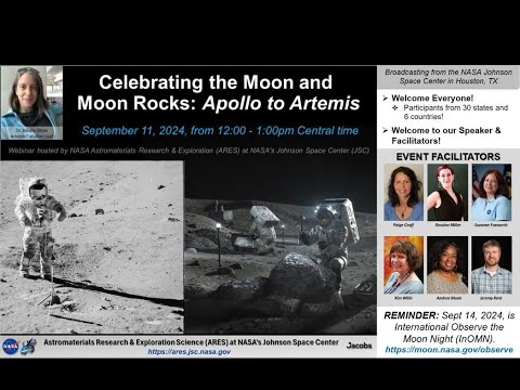 Celebrating the Moon and Moon Rocks: Apollo to Artemis