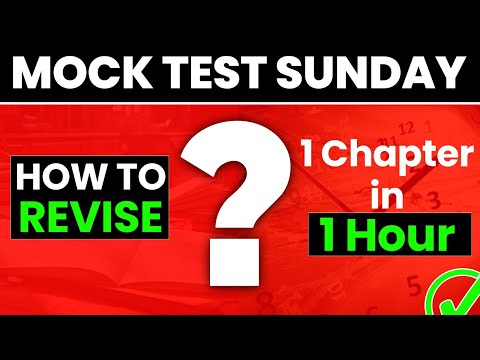 How to REVISE 1 Chapter in 1 Hour? Method Explained for NEET Aspirants!!