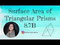 Surface Area and Volume of Triangular Prisms