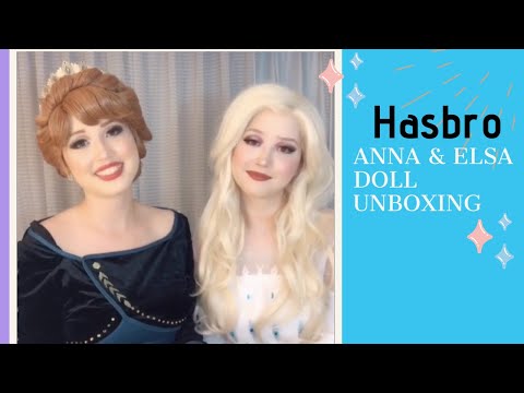 Queen Anna and Elsa Frozen 2 Hasbro Doll Reveal