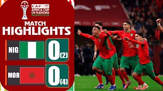 Nigeria vs Morocco 0-0 [PEN 2-4] Highlights | AFCON 2025 - #TotalEnergiesAFCON2025 | morocco nigeria