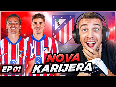 PREUZIMAM ATLETICO MADRID U NOVOJ FC 25 KARIJERI ! ATM KARIJERA #1