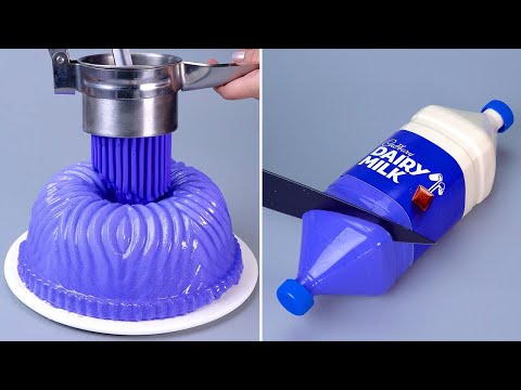 PURPLE Chocolate Cake Decorating | So Yummy Dessert Idea | How To Make Cake Decorating Ideas