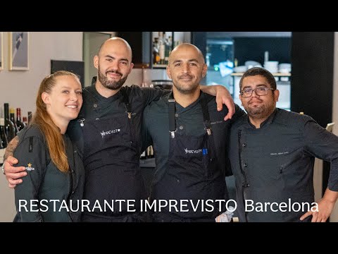 EL MENÚ DEL RESTAURANTE IMPREVISTO EN BARCELONA