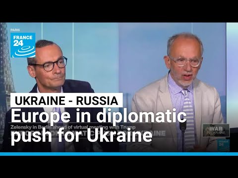 YouTube video thumbnail: Europe in Diplomatic Push for Ukraine as Zelensky Arrives in Berlin