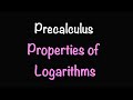 Logarithm Properties and Applications