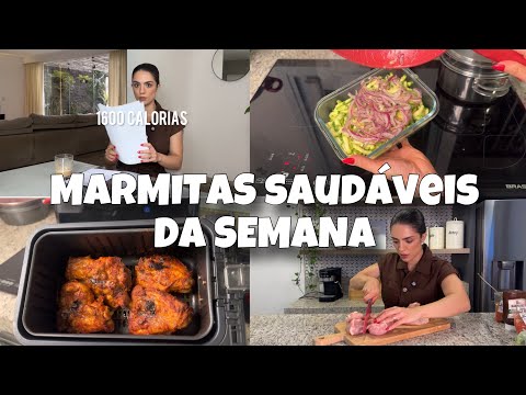 Marmitas práticas, cardápio simples | SEM CONGELAR! 🥗 