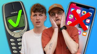 Content Creators Try Burner Phones: 24 Hours, No Distractions ❌