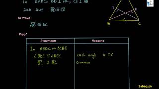 Theorem on Isoceles Triangle