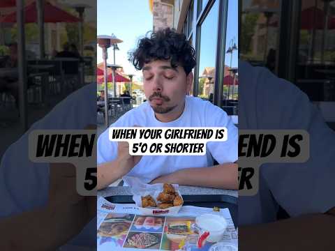 When your girlfriend is 5’0 or shorter #shortgirl #shortpeopleproblems #short