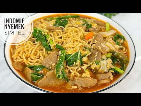 RESEP INDOMIE NYEMEK SIMPEL !! COCOK BUAT MUSIM HUJAN