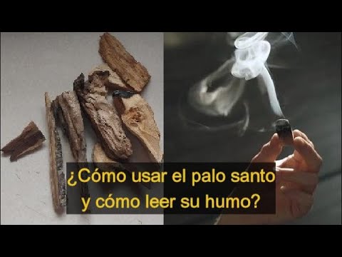 Como usar el incienso de palo santo y como leer el humo