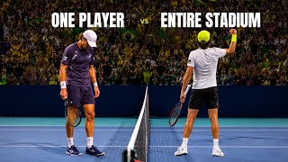 When The Crowd Becomes Your Biggest Opponent | Tennis Player vs The Entire Stadium (4K)