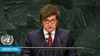 YouTube video thumbnail: Argentina - President Addresses United Nations General Debate, 81st Session