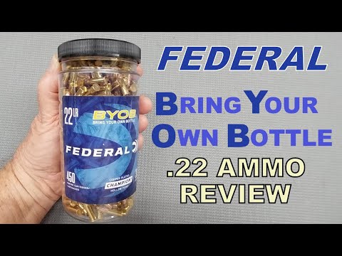 Federal BYOB Champion .22 LR Rimfire Hollow Point Ammo - 5 Gun Shooting Review