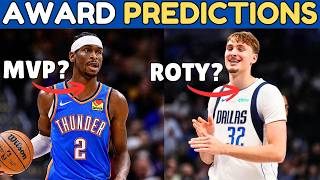 My 2026 NBA Awards Predictions (MVP Rookie of the Year 6th Man + More)