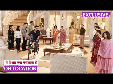 Yeh Rishta Kya Kehlata Hai | On Location | Armaan Hua Cycle Par Sawar, Abhira Se Ki Haldi Ki Rasam