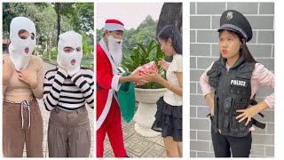 Thieves Plan To Steal Santa's Gifts 🎁✨ Discovered By The Police 👮 by Su Hao #shorts