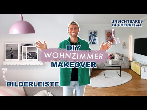 Wohnzimmer Room Makeover - DIY Lampen + Bilderleiste | EASY ALEX