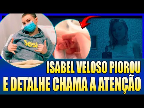 ISABEL VELOSO TEM PIORA E APENAS UM REMEDIO PODE SALVA-LA