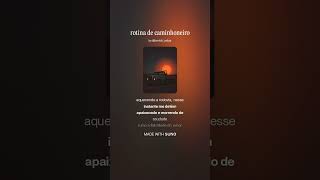 rotina de caminhoneiro / Valtair Bertoli ( projeto sertão ) IA