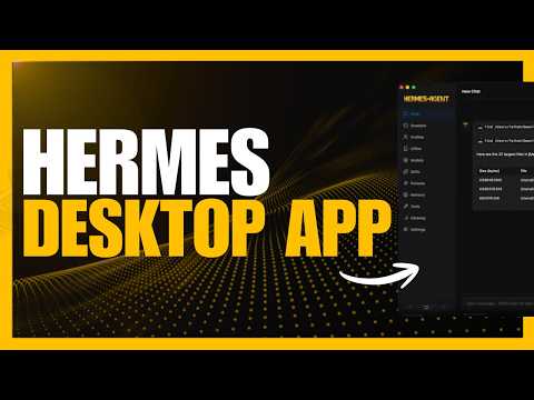 Hermes Agent Desktop App walkthrough