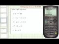 T89 Calculator Functions and Solutions