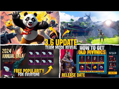 Free 6,2000 Pop For Everyone | Cyber Week Confirm Release Date | 3.6 Update Theme Mode | PUBGM