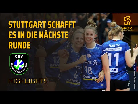 Allianz MTV STUTTGART - C.S.O. VOLUNTARI 2005 | Highlights, CL Frauen | SDTV Volleyball