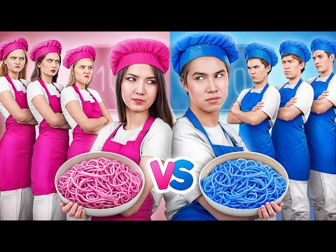 男子 VS 女子 んの料理チャレンジ | 面白いキッチンハック Multi DO Challenge