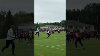 Michael Penix Jr. with the pass to Olamide Zaccheaus 🔥 #football #atlantafalcons