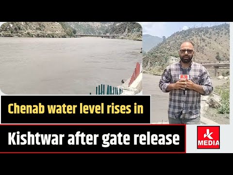 Chenab river level rises after Dulhasti power project gates opened