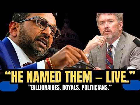 Patel PANICS as Massie Reads the Epstein Files LIVE
