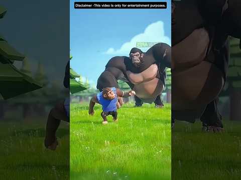 अबे ये तो मेरे पीछे हि पड़ गया 😱🥵 #cartoon #animals #woodworkingart #shorts