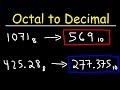 Converting Octal to Decimal Numbers