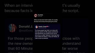 Trump Says CBS Treats Him “Far Worse” After Takeover