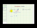 Solving One Step Equations with Integers on the Right