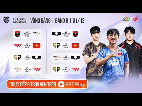 KeSPA Cup 2024: Vòng Bảng | Bảng B | Ngày 1/12