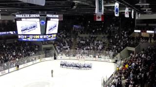 Penn State Hockey defeats #10 Michigan 2.8.14 -- Alma Mater