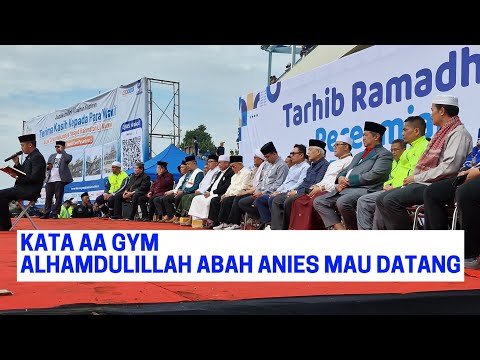 ALHAMDULILLAH, ABAH ANIES MAU MENGHADIRI UNDANGAN