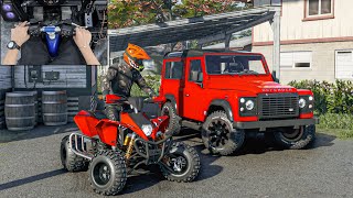 Quad KTM 525XC & Land Rover Defender - The Crew Motorfest |  Thrustmaster Bike handlebar