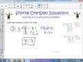 Mastering One-Step Equations with Integers