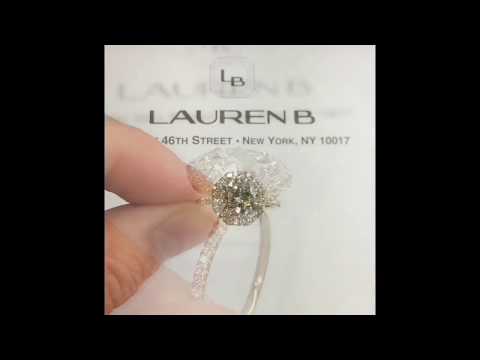 1.90 ct Round Diamond Octagon Halo Engagement Ring