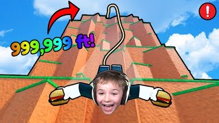 Eat Cheeseburger & Bungee Jump in Roblox!