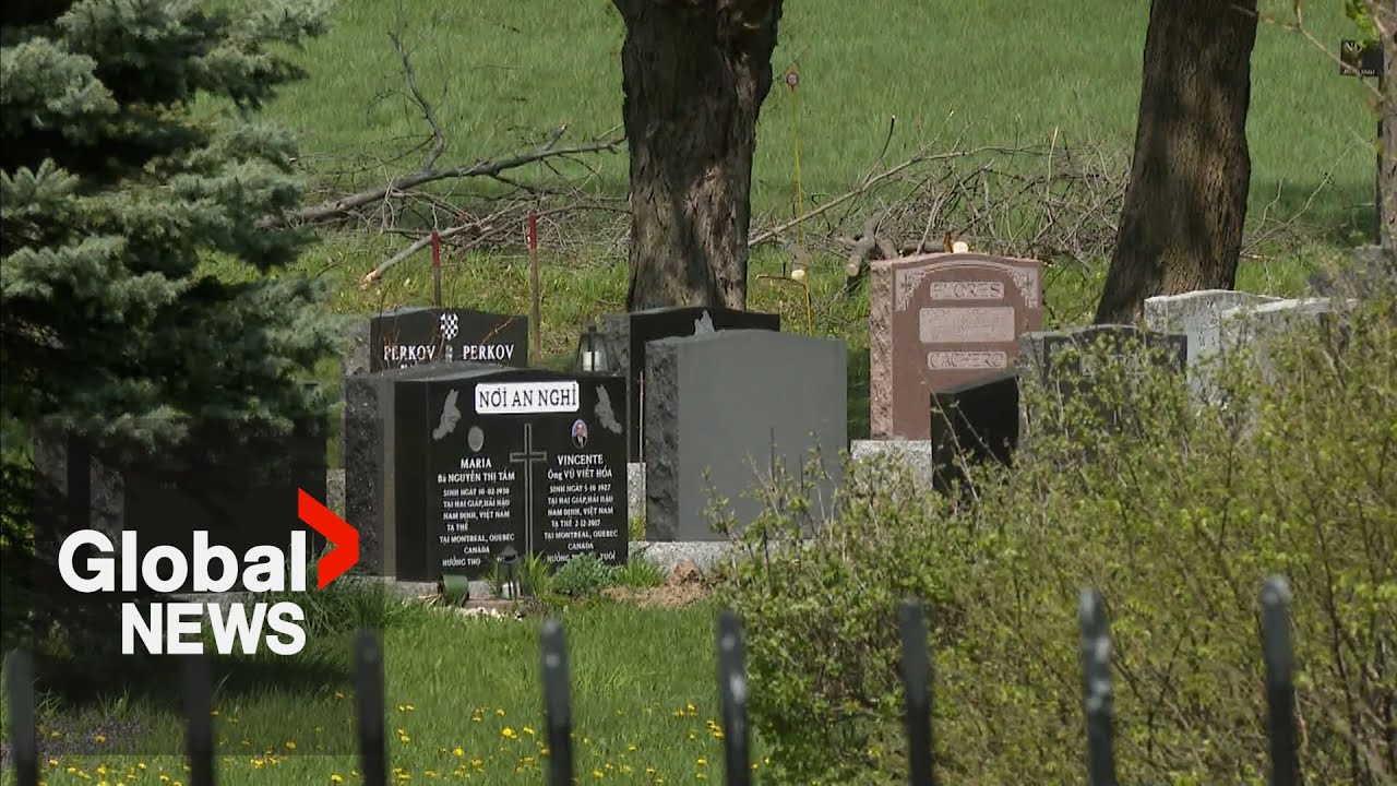 Canada’s biggest cemetery remains closed after 5 months. Families call on Quebec to intervene