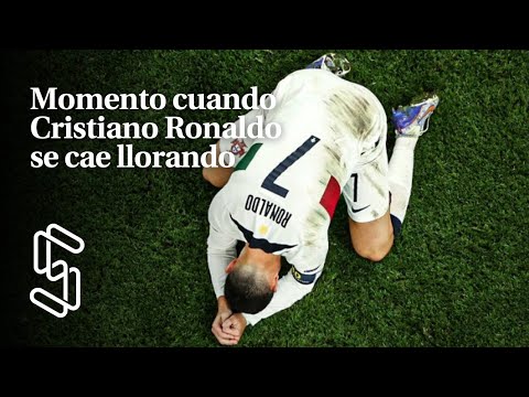 Momento Desgarrador Cuando Cristiano Ronaldo Se Cae Llorando Domiplay