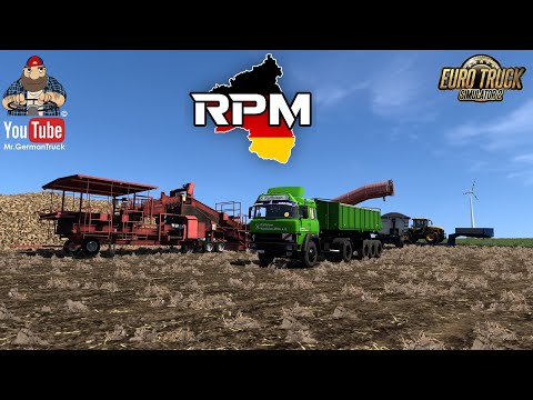 [ETS2 v1.53] RPM MAP v1.1 *Dynamische Beladen - Zuckerrüben mit Magirus Deutz