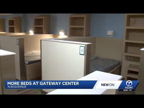 YouTube video thumbnail: Albuquerque's Gateway Center Offers More Beds for Homeless Men and Women